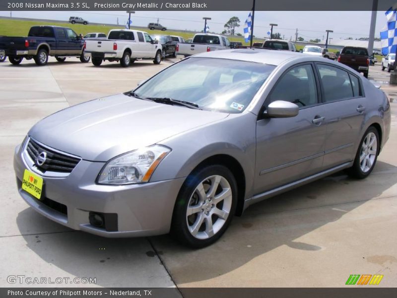 Precision Gray Metallic / Charcoal Black 2008 Nissan Maxima 3.5 SL
