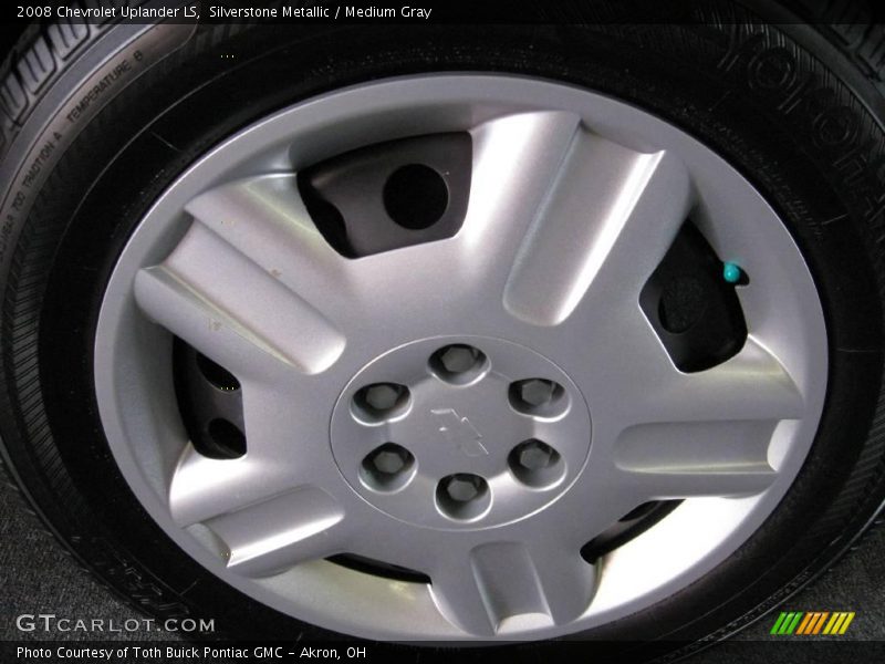 Silverstone Metallic / Medium Gray 2008 Chevrolet Uplander LS