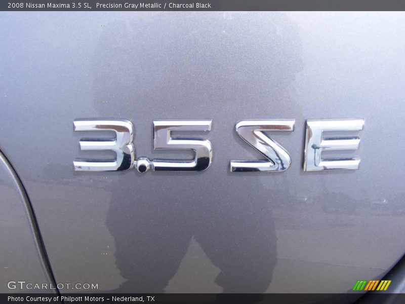 Precision Gray Metallic / Charcoal Black 2008 Nissan Maxima 3.5 SL