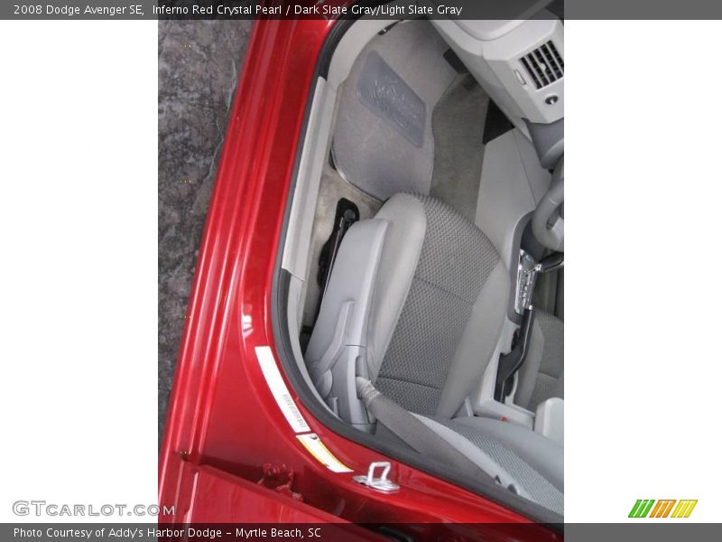 Inferno Red Crystal Pearl / Dark Slate Gray/Light Slate Gray 2008 Dodge Avenger SE