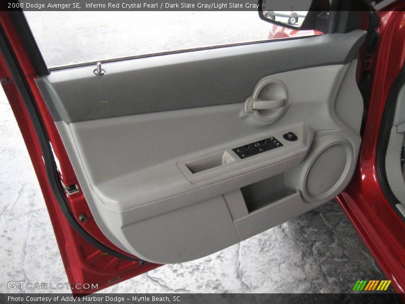 Inferno Red Crystal Pearl / Dark Slate Gray/Light Slate Gray 2008 Dodge Avenger SE