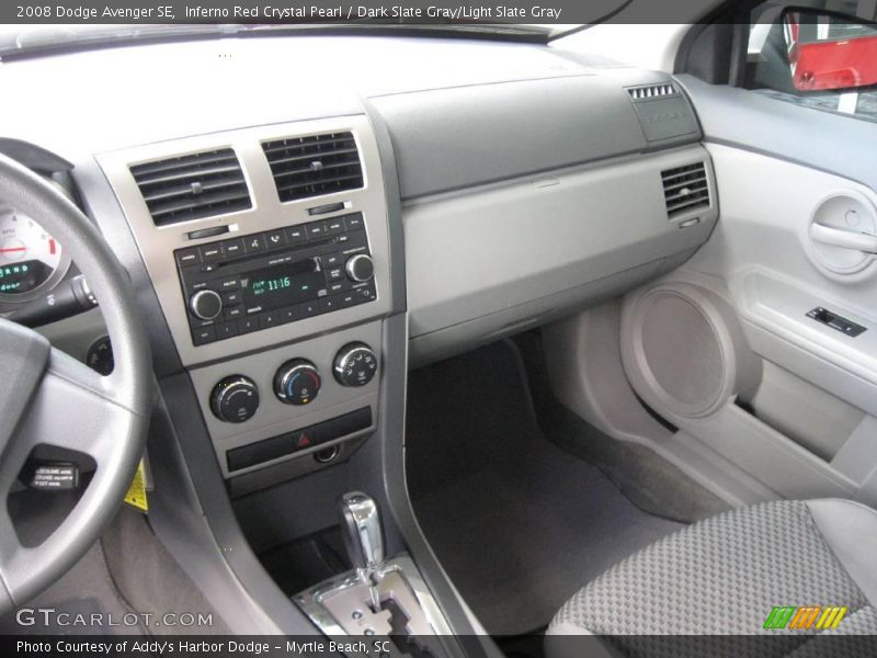 Inferno Red Crystal Pearl / Dark Slate Gray/Light Slate Gray 2008 Dodge Avenger SE