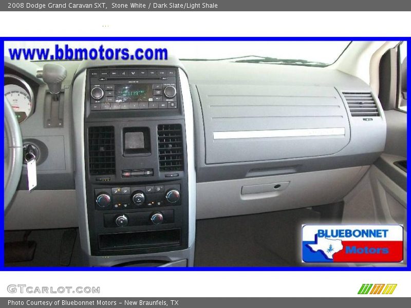 Stone White / Dark Slate/Light Shale 2008 Dodge Grand Caravan SXT