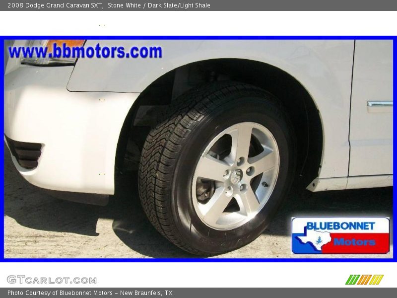 Stone White / Dark Slate/Light Shale 2008 Dodge Grand Caravan SXT