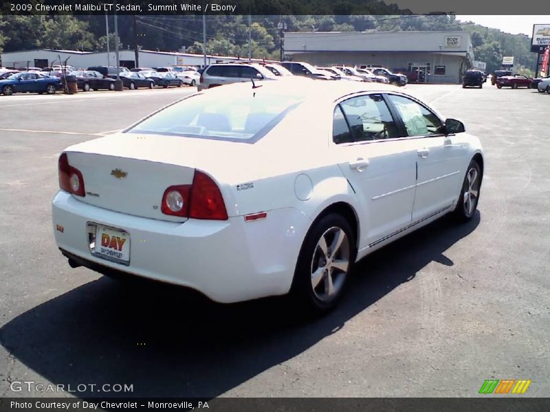 Summit White / Ebony 2009 Chevrolet Malibu LT Sedan
