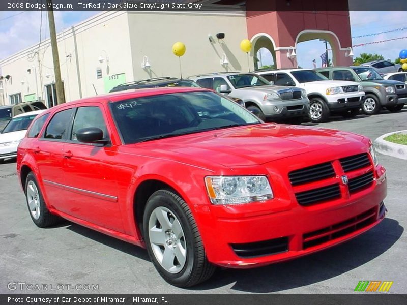 TorRed / Dark Slate Gray/Light Slate Gray 2008 Dodge Magnum