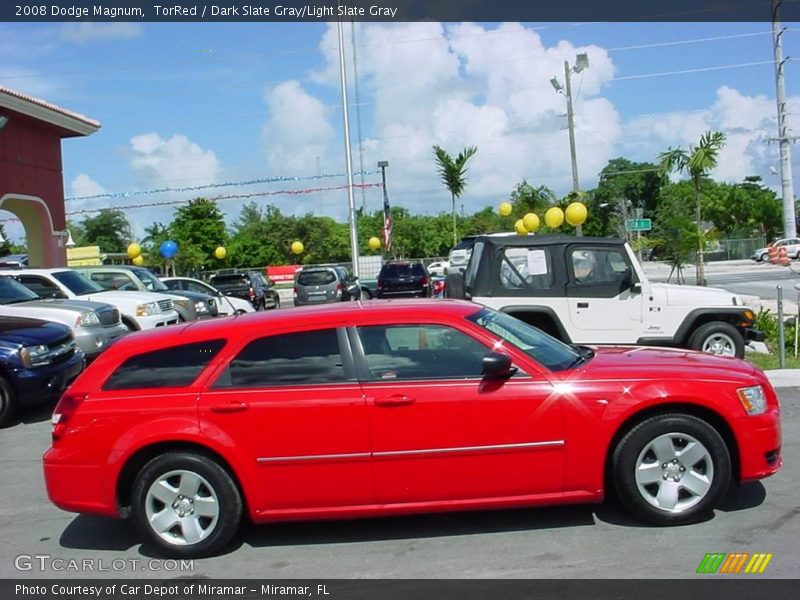 TorRed / Dark Slate Gray/Light Slate Gray 2008 Dodge Magnum
