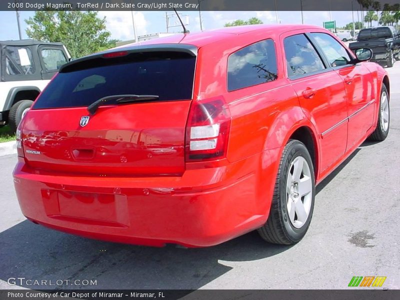 TorRed / Dark Slate Gray/Light Slate Gray 2008 Dodge Magnum