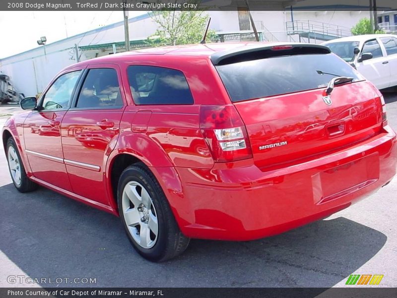 TorRed / Dark Slate Gray/Light Slate Gray 2008 Dodge Magnum