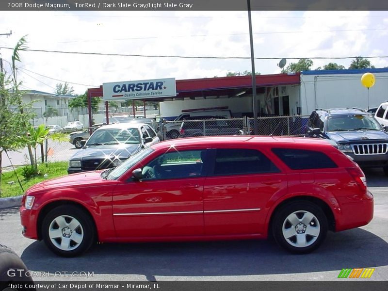 TorRed / Dark Slate Gray/Light Slate Gray 2008 Dodge Magnum