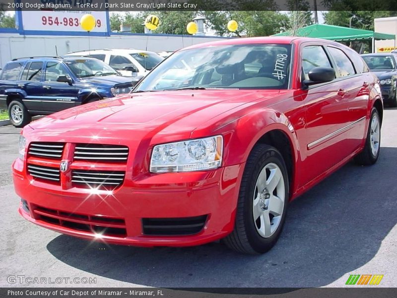 TorRed / Dark Slate Gray/Light Slate Gray 2008 Dodge Magnum