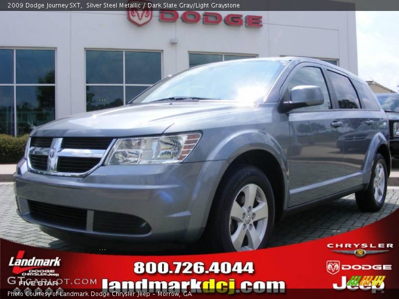 Silver Steel Metallic / Dark Slate Gray/Light Graystone 2009 Dodge Journey SXT