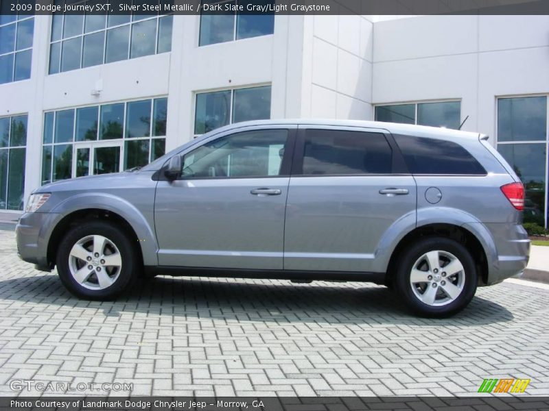 Silver Steel Metallic / Dark Slate Gray/Light Graystone 2009 Dodge Journey SXT