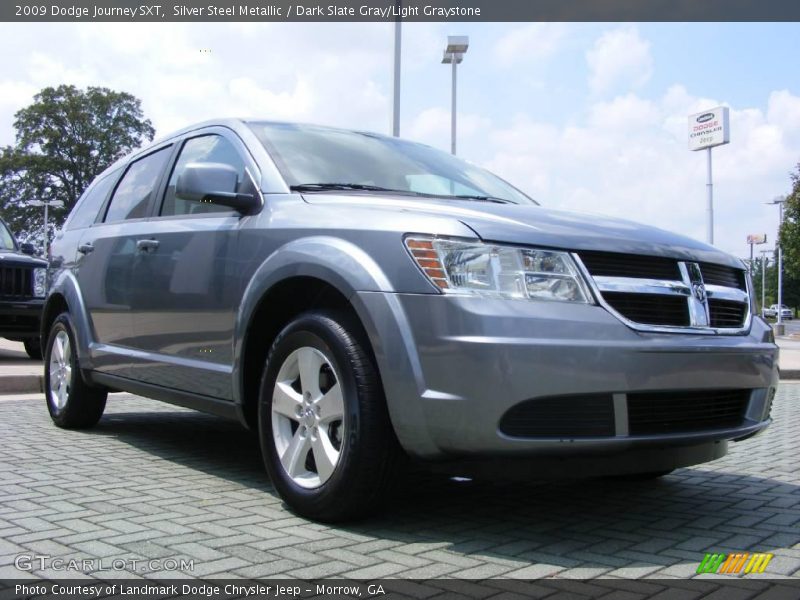 Silver Steel Metallic / Dark Slate Gray/Light Graystone 2009 Dodge Journey SXT