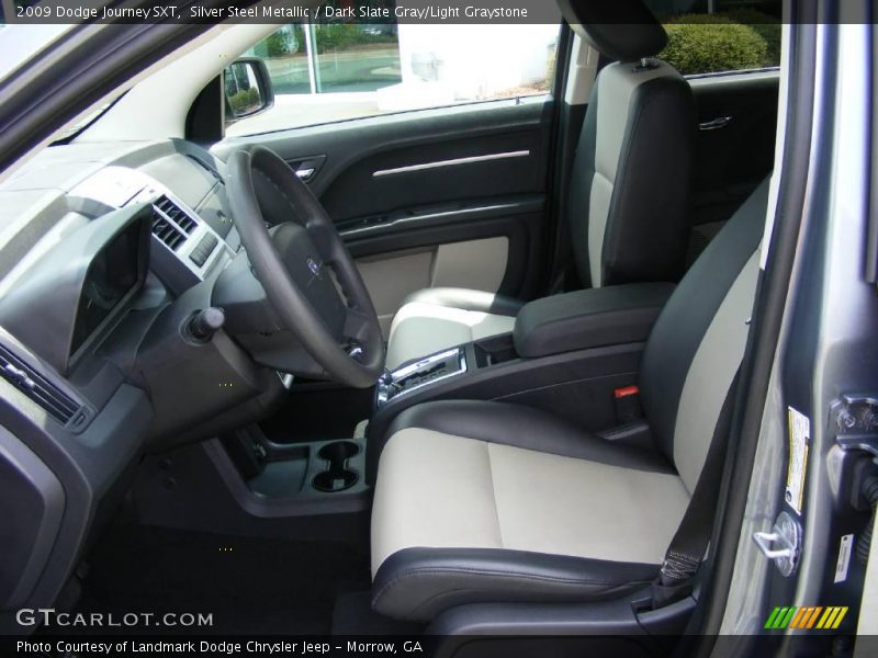 Silver Steel Metallic / Dark Slate Gray/Light Graystone 2009 Dodge Journey SXT