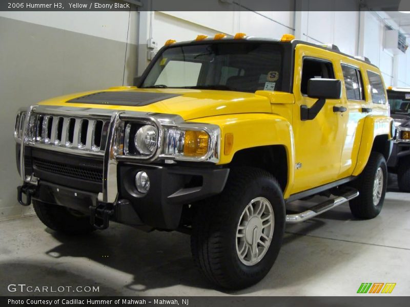 Yellow / Ebony Black 2006 Hummer H3