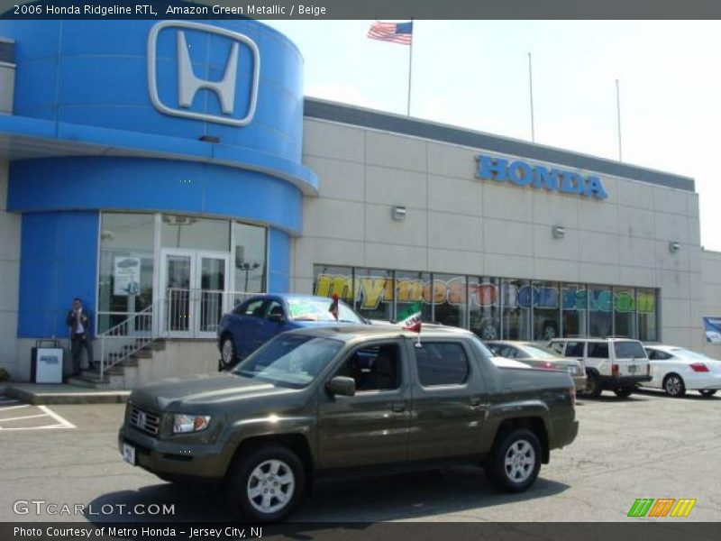 Amazon Green Metallic / Beige 2006 Honda Ridgeline RTL