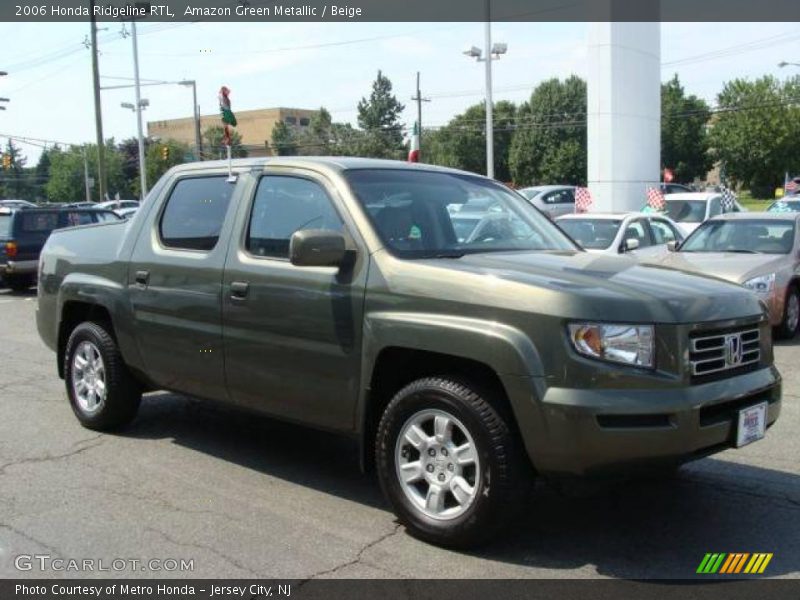 Amazon Green Metallic / Beige 2006 Honda Ridgeline RTL