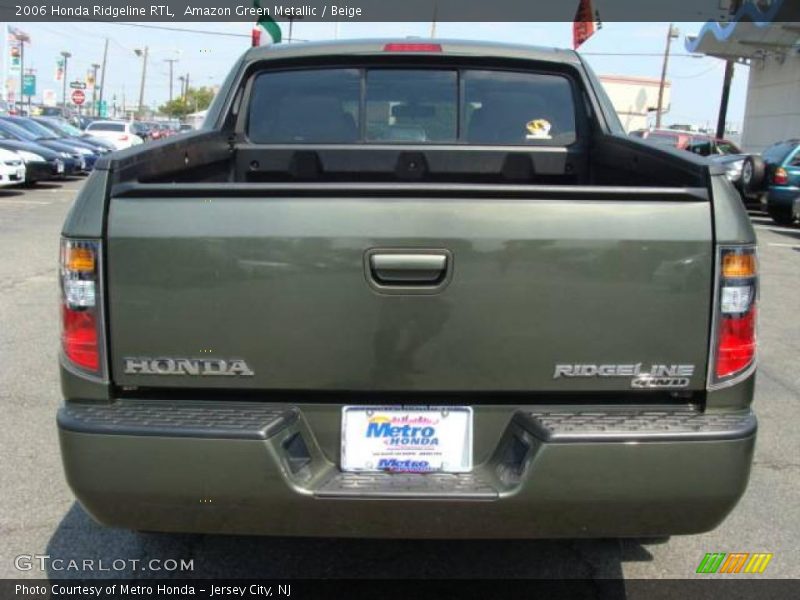 Amazon Green Metallic / Beige 2006 Honda Ridgeline RTL