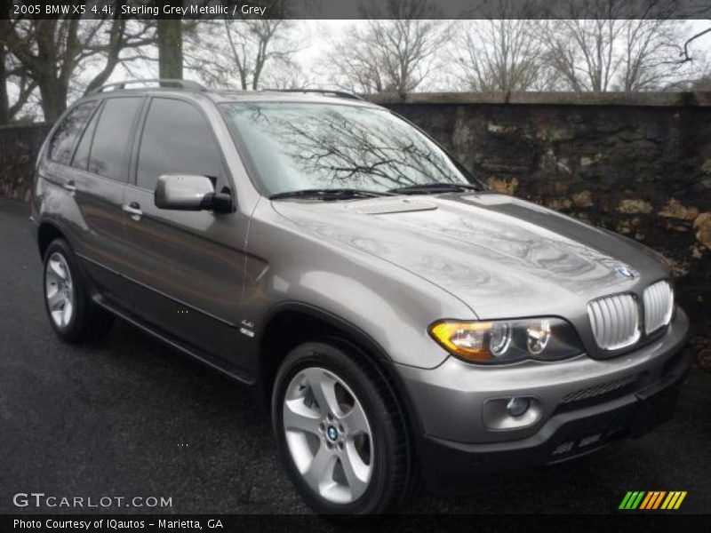 Sterling Grey Metallic / Grey 2005 BMW X5 4.4i
