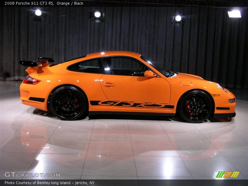 Orange / Black 2008 Porsche 911 GT3 RS