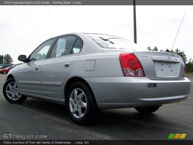Sterling Silver / Gray 2004 Hyundai Elantra GLS Sedan