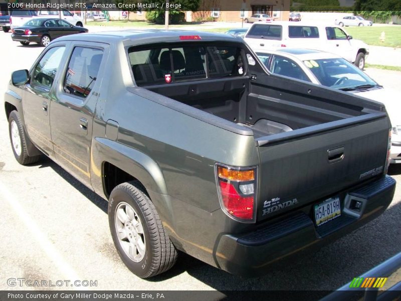 Amazon Green Metallic / Beige 2006 Honda Ridgeline RTS
