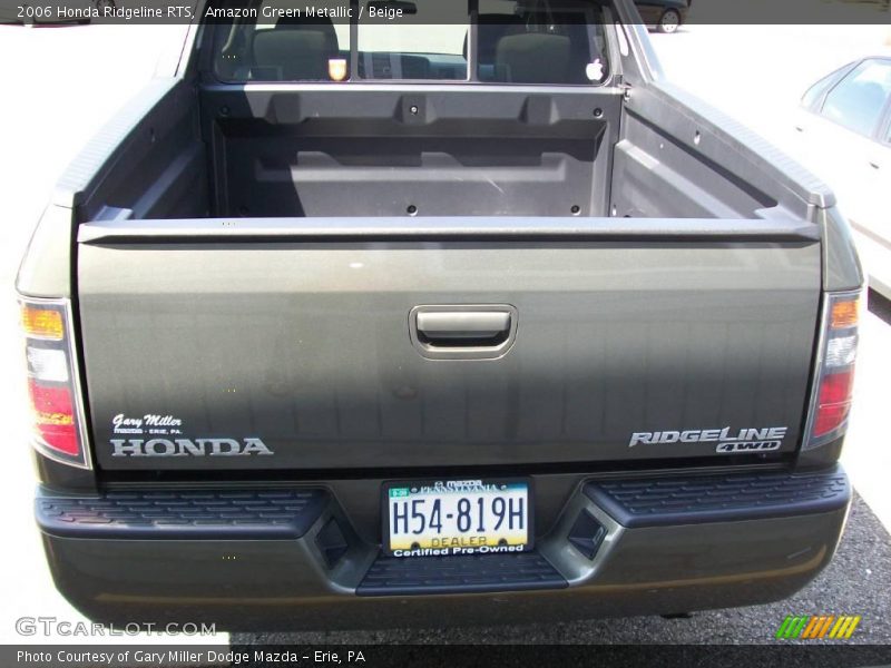 Amazon Green Metallic / Beige 2006 Honda Ridgeline RTS