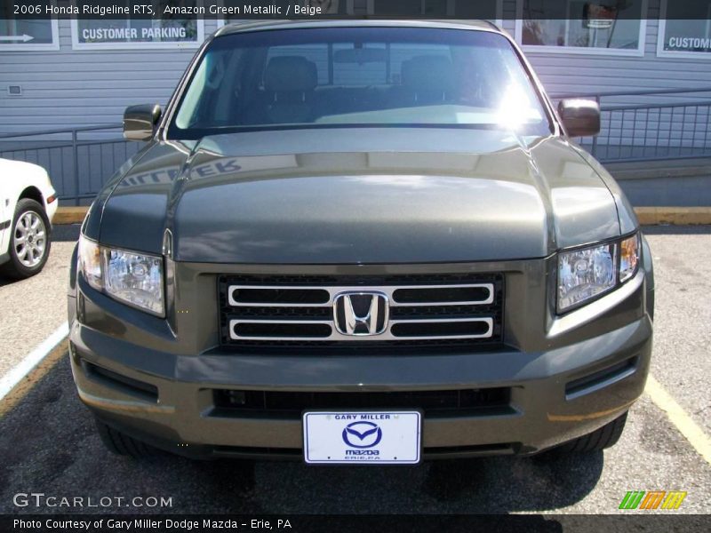Amazon Green Metallic / Beige 2006 Honda Ridgeline RTS