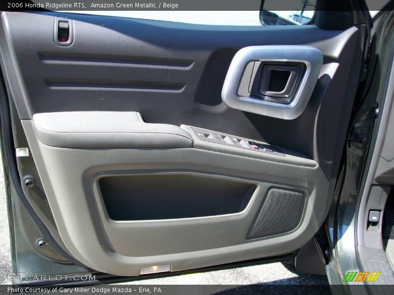 Amazon Green Metallic / Beige 2006 Honda Ridgeline RTS