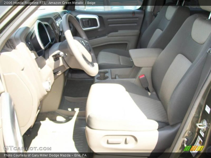 Amazon Green Metallic / Beige 2006 Honda Ridgeline RTS