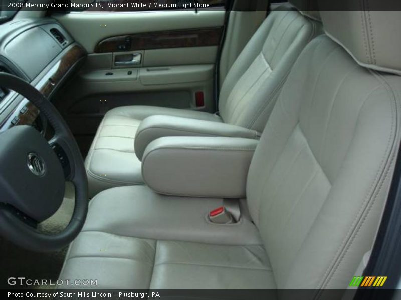 Vibrant White / Medium Light Stone 2008 Mercury Grand Marquis LS
