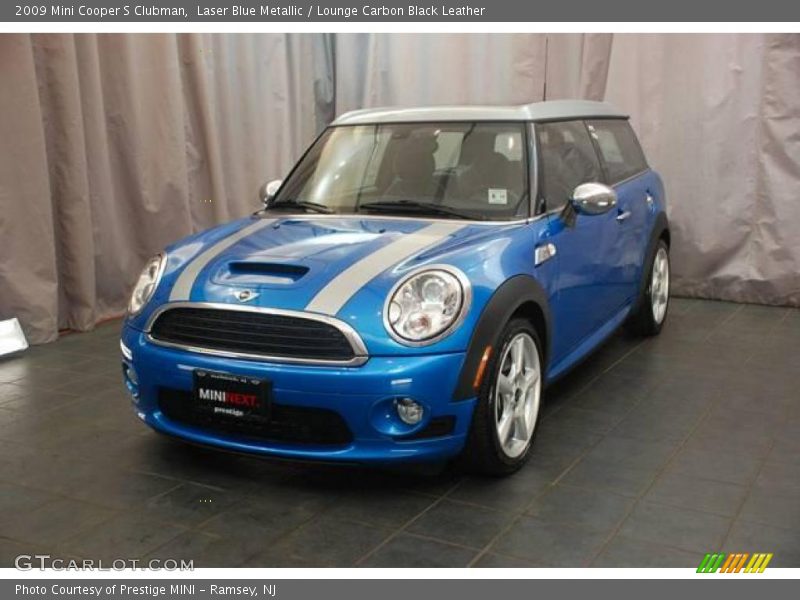 Laser Blue Metallic / Lounge Carbon Black Leather 2009 Mini Cooper S Clubman