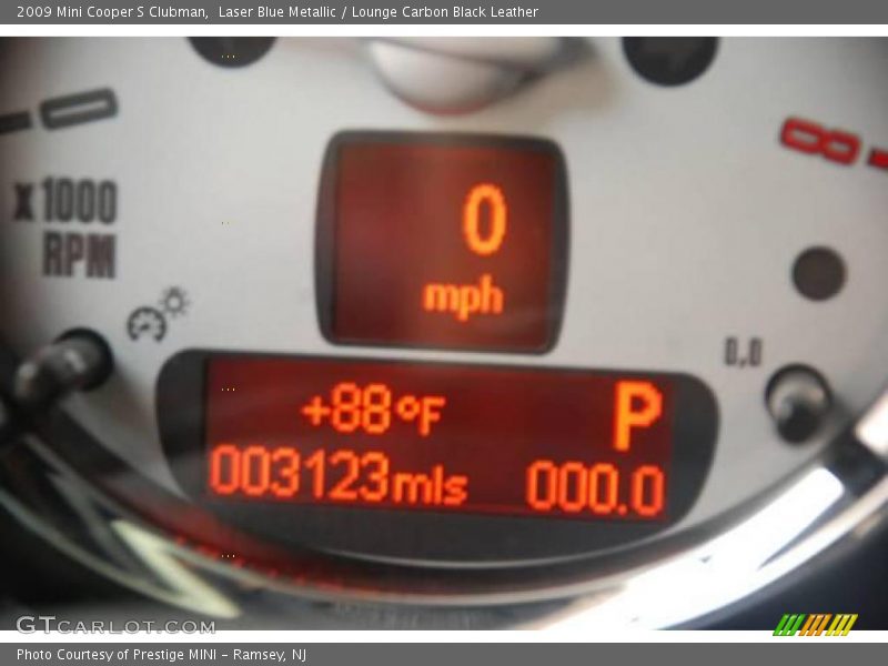 Laser Blue Metallic / Lounge Carbon Black Leather 2009 Mini Cooper S Clubman