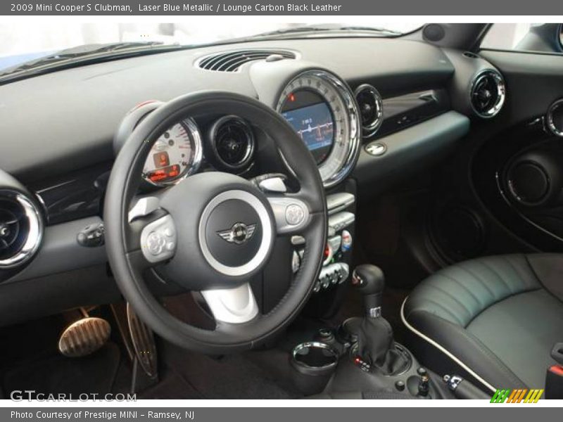 Laser Blue Metallic / Lounge Carbon Black Leather 2009 Mini Cooper S Clubman