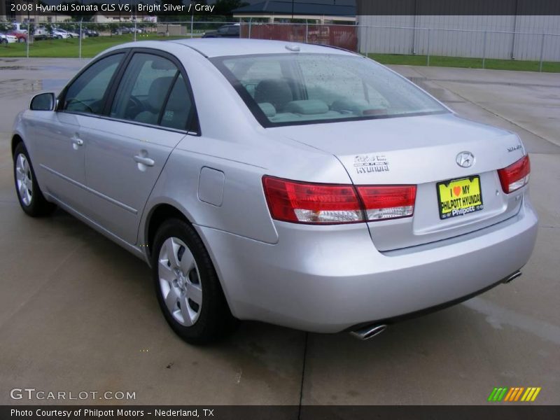 Bright Silver / Gray 2008 Hyundai Sonata GLS V6