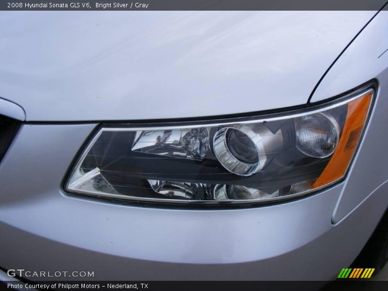 Bright Silver / Gray 2008 Hyundai Sonata GLS V6