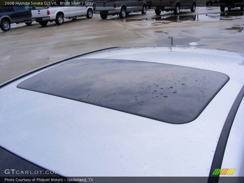 Bright Silver / Gray 2008 Hyundai Sonata GLS V6