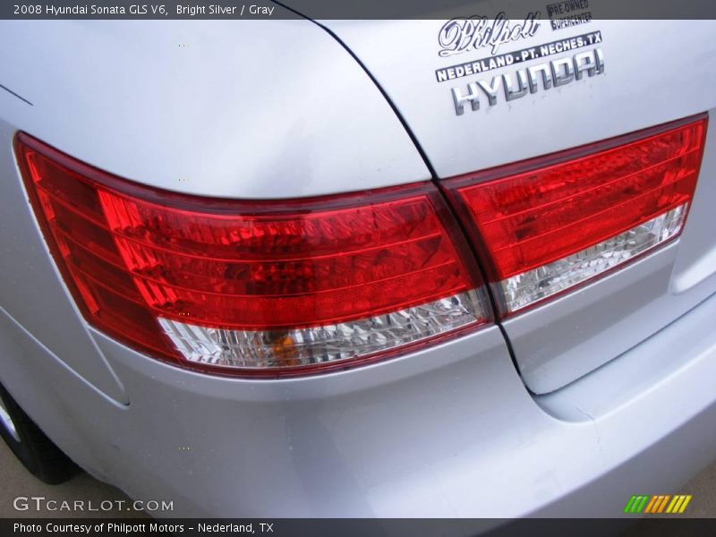 Bright Silver / Gray 2008 Hyundai Sonata GLS V6