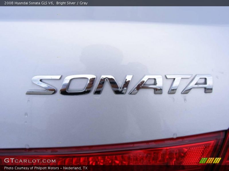Bright Silver / Gray 2008 Hyundai Sonata GLS V6