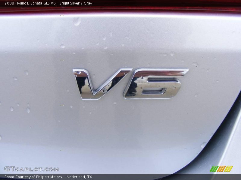 Bright Silver / Gray 2008 Hyundai Sonata GLS V6