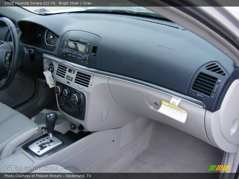 Bright Silver / Gray 2008 Hyundai Sonata GLS V6