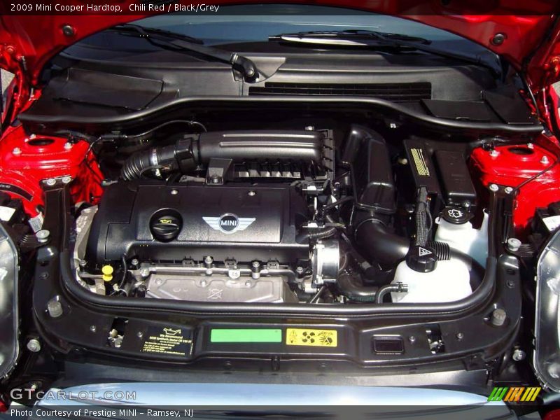 Chili Red / Black/Grey 2009 Mini Cooper Hardtop