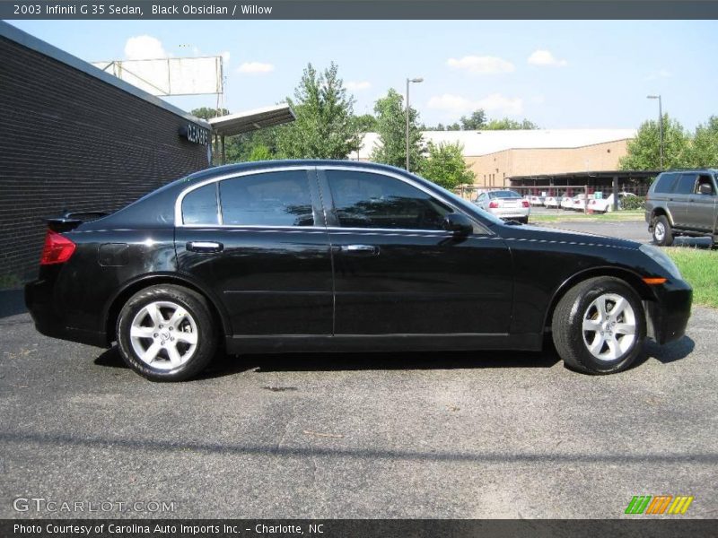 Black Obsidian / Willow 2003 Infiniti G 35 Sedan