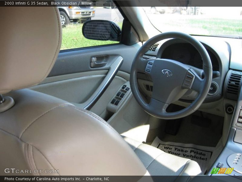Black Obsidian / Willow 2003 Infiniti G 35 Sedan