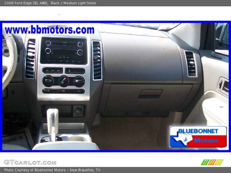 Black / Medium Light Stone 2008 Ford Edge SEL AWD