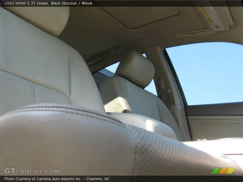 Black Obsidian / Willow 2003 Infiniti G 35 Sedan