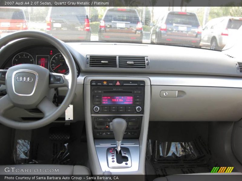 Quartz Gray Metallic / Platinum 2007 Audi A4 2.0T Sedan