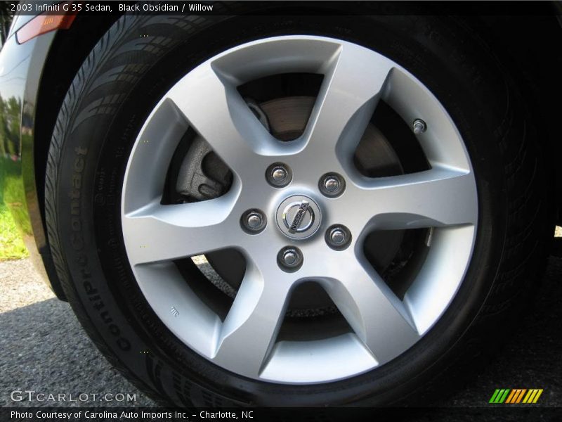 Black Obsidian / Willow 2003 Infiniti G 35 Sedan