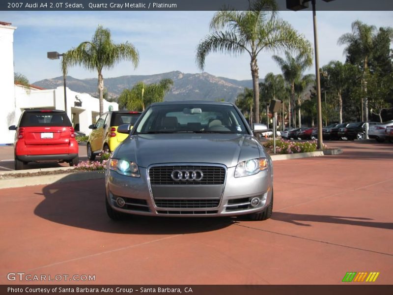 Quartz Gray Metallic / Platinum 2007 Audi A4 2.0T Sedan